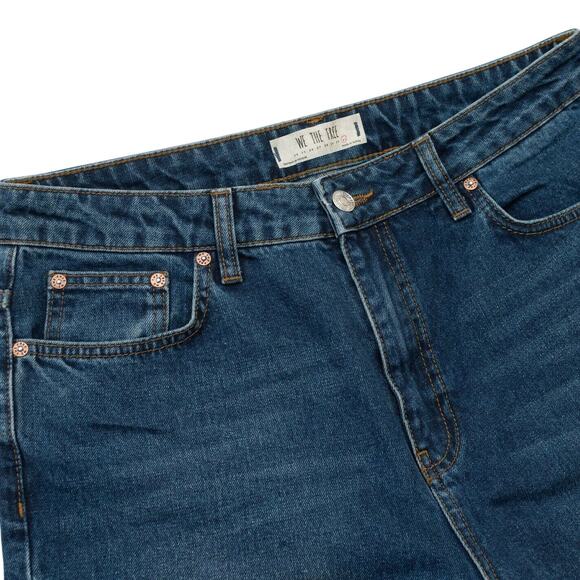 Free People We The Free Relaxed Fit High Waist Mom Jeans Size 31 - Picture 4 of 9